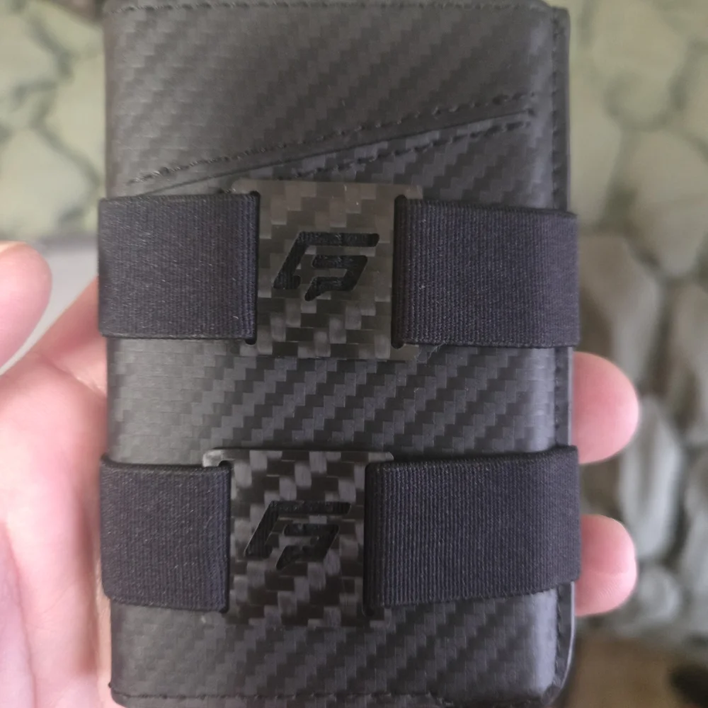 Black Carbon Fiber Wallet